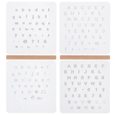 DICOSMETIC 2 Sets Leather Alphabet Set Leather Carving Tools Leathercraft Sta...