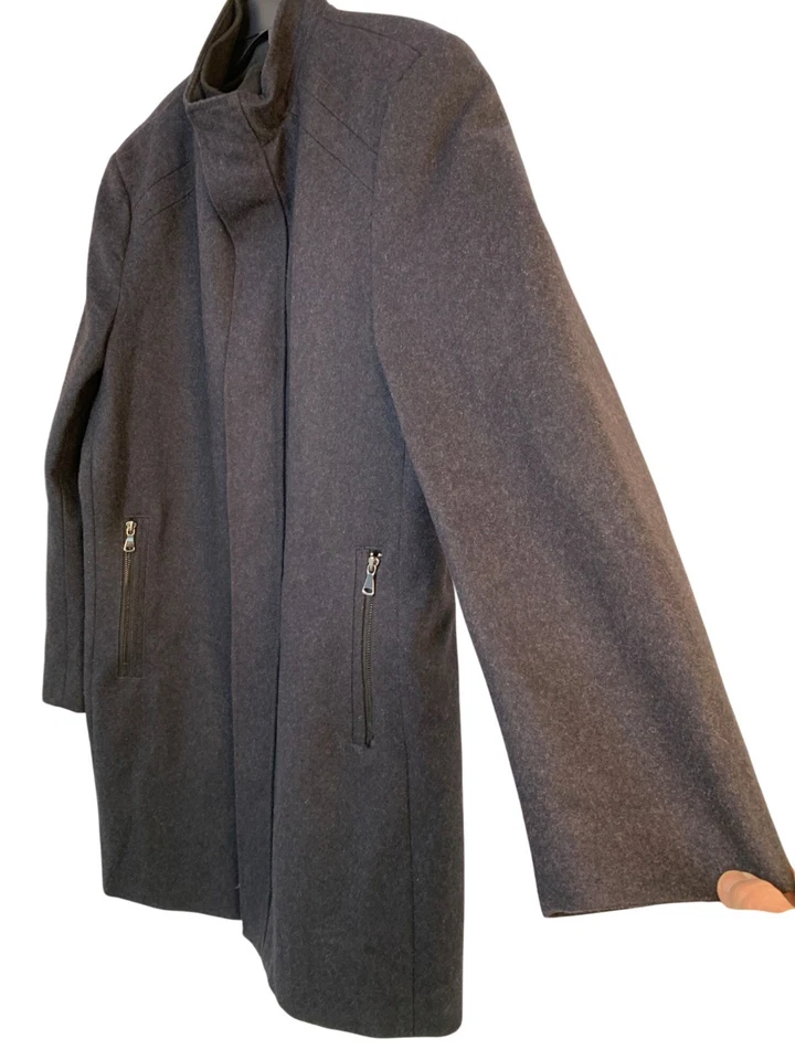 Abrigo de lana para hombre INC International Concepts carbón talla L RBB10719 USADO EN EXCELENTE ESTADO Foto 2 de 4