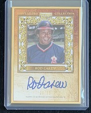2025 Topps Gilded Collection - Gold Framed Hall of Famer Autographs Rod Carew...