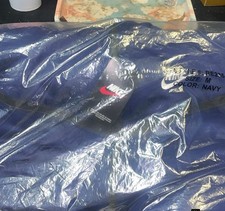 Nike Men's Regular Size M Tracksuit Set Navy Solid Logo Accent RE235