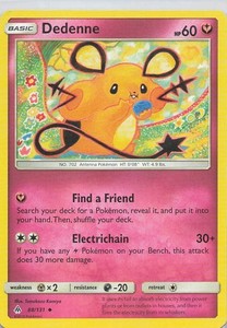 Dedenne 88/131 Forbidden Light Uncommon
