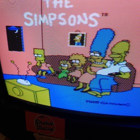 The Simpsons: Bart vs. The Space Mutants Nintendo NES Cartridge + Box - (PAL)