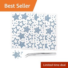 Self Adhesive Face Gems Stickers, Face Eye Jewels Rhinestones Festival Essent...