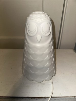 IKEA Owl Solbo Table Lamp White 9'' Night Light