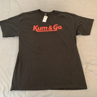 Kum & Go Shirt Mens XL Black Logo Graphic Gas Station Advertising Tee T-Shirt