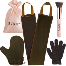 4 Pack Self Tanning Mitt Applicator Kit, with Self Tanner Mitt, Self Tan Back...