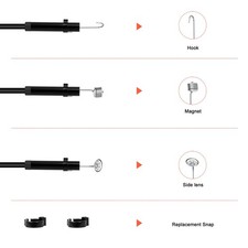 Endoscope Camera 4.3in LCD Display 5m Cable 360� Rotation 3.9mm Lens Borescope