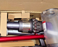 Dyson - Outsize Cordless Vacuum with accessories - Nickel/Red