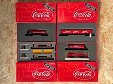 4x LEMKE H0 COCA COLA GÜTERWAGEN & WIKING LKW COKE GABELSTAPLER OVP (M-8-FF)