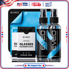 EVEO Glasses Cleaner Spray - Eyeglass Cleaner Lens Cleaner No Streaks Technology