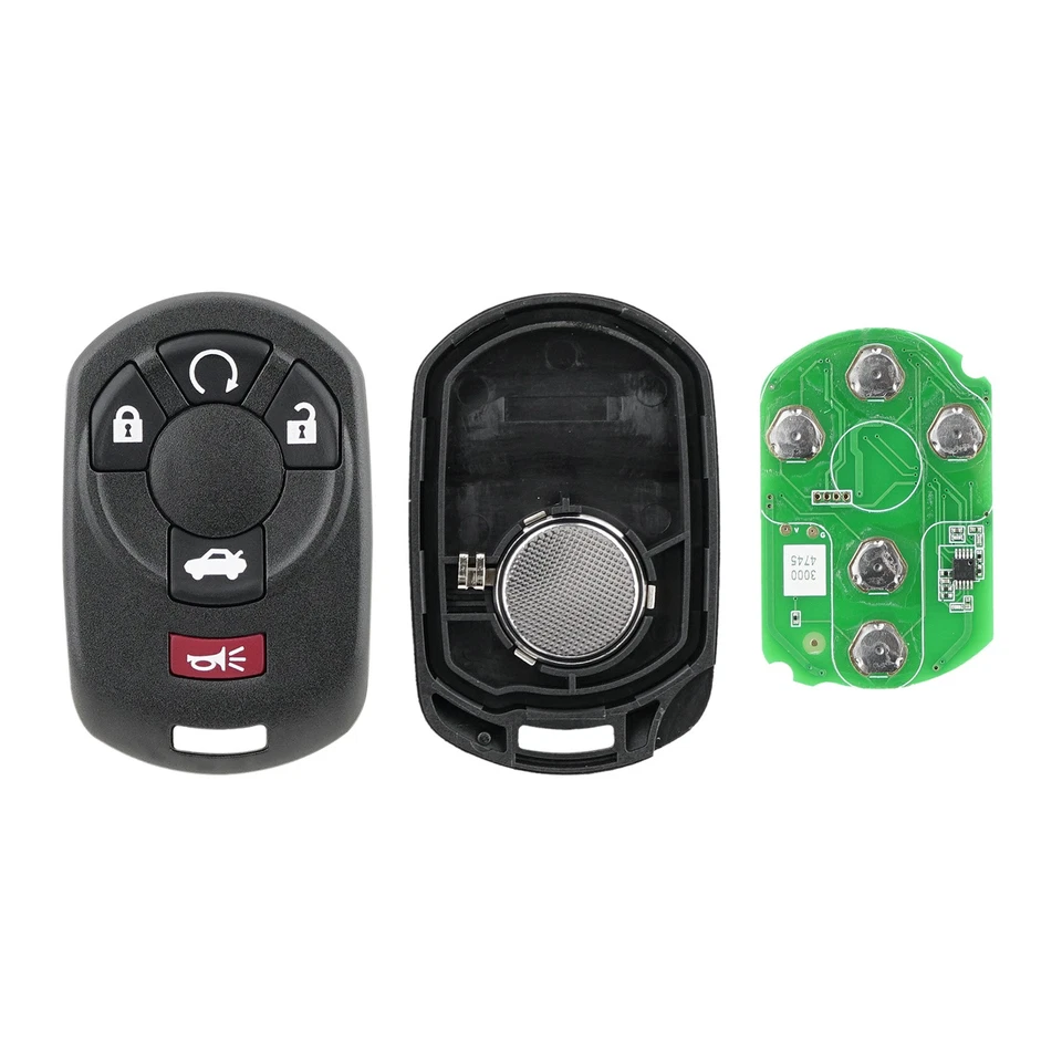 2 For 2005 2006 2007 Cadillac STS Smart Remote Key Fob Replacement M3N65981403 - Image 2 of 4