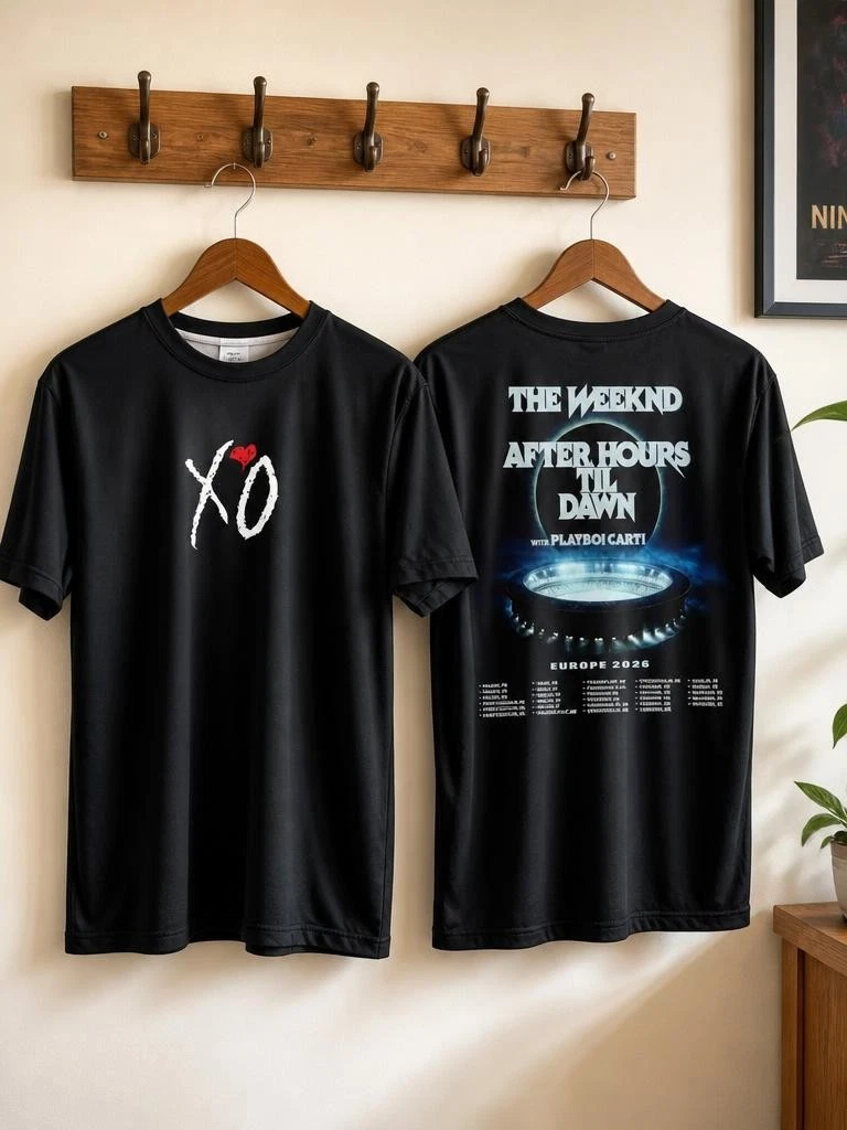 Weeknds x Tour After Hours Til Dawn 2026 T shirt