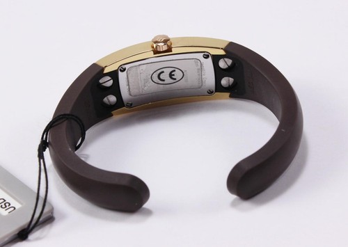 MAURICE LACROIX INTUITION IN3022 ROSE GOLD PLATED RUBBER BAND LADIES SWISS WATCH - Picture 4 of 7