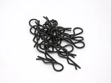 MT Racing Medium Black Body Clips (20) MTR16100BK