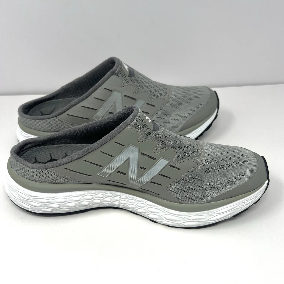 New Balance 女式 Fresh Foam 900V1 一脚蹬鞋骡子 10.5 码灰色 WA900GY GUC — 第 4/4 张图片