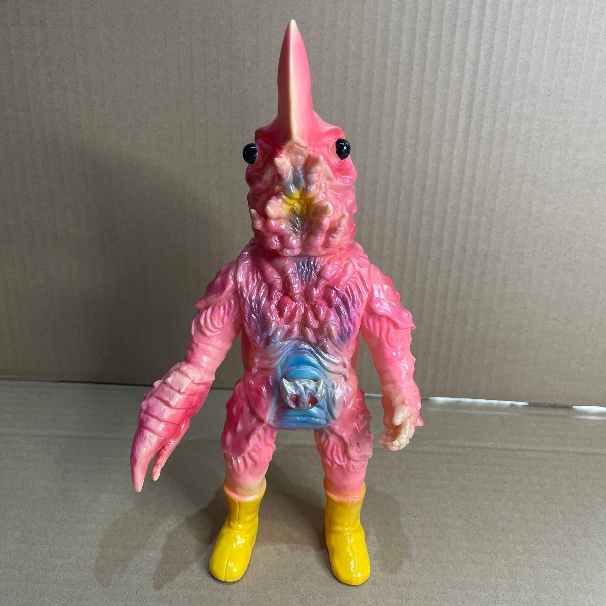 Yamomark Zariking Pink Kaiju Sofubi Vinyl Figure Ultraman Series Japan Rare