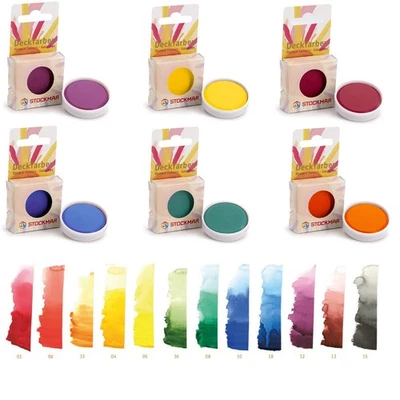 Stockmar - Ersatznäpfe für Deckfarben - Alle Farben