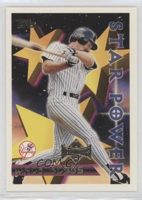 1996 Team Topps Wal-Mart New York Yankees Star Power Wade Boggs #225 HOF g2x
