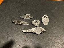 Lot Of 5 Harley Davidson Hat Pins Assorted  Biker Motorcycles  vintage S&S Eagle
