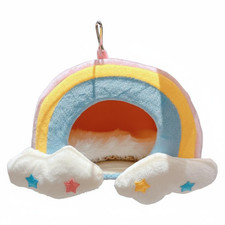 Plush winter bird bed for parakeet rest and sleep