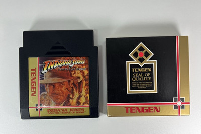 Indiana Jones: Temple of Doom for Nintendo NES by Tengen Cart and Sleeve Tested