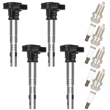 4 For 2.0l L4 Audi A3 A4 A5 A6 Q3 Q5 Tt Vw Cc Jetta Ignition Coil Set