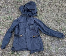 Harley Davison Motorcycle Rain Jacket Large Black