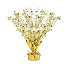 6 Gold Metallic Star Foil Spray Centerpiece Table Decoration Party Decorations