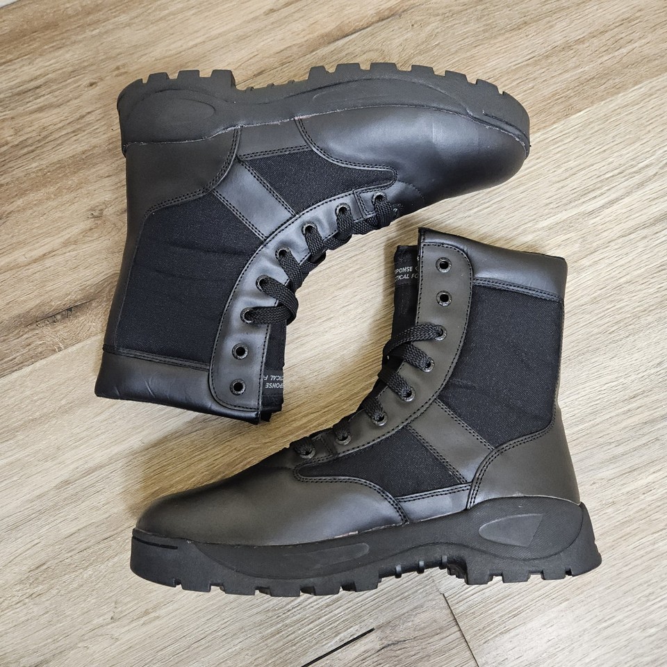 Mens Size 11 Rg Response Gear Tactical Boots 1001 Deputy Black Mid Calf 