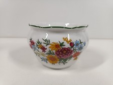 Seltmann Weiden Baroque Colourful Flower Floral Sugar Bowl