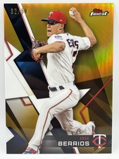 2018 Topps Finest Extended SP José Berríos #108 Gold Refractor 32/50