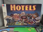 Vintage 1987 HOTELS Board Game Milton Bradley Real Estate Game Complete READ