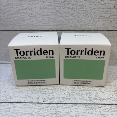 Lot Of 2- TORRIDEN - Balanceful Cica Cream [80ml] 2.70 Fl Oz Ea. Exp. 3-19-2027