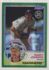 2018 Topps Silver Pack 1983 Design Chrome Green 83/99 Randy Johnson #137 HOF 9qk