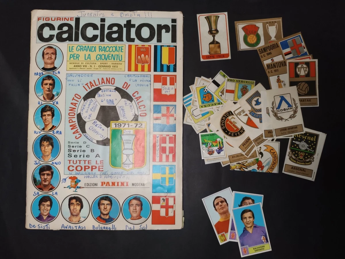 Figurine Calciatori Panini 1972/73 con velina - Scegli dall'elenco da 1 a 300