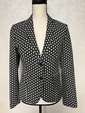 Rag  Bone Bailey Blazer Chevron Black and White Size 4 US
