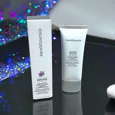 BareMinerals Ageless 10% Phyto Procollagen Sleeping Mask 2.5 oz New In Box