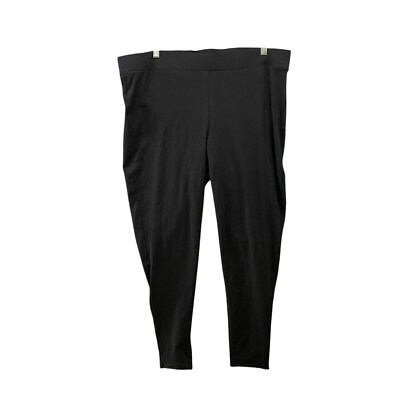 Torrid Full Length Stirrup Legging Womens 4X Black Signature High Waist 