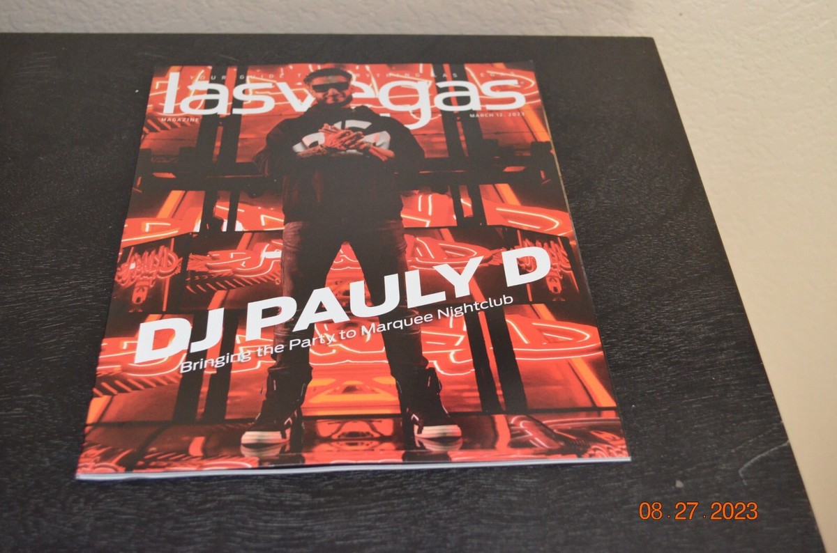 DJ PAULY D ON LAS VEGAS MAGAZINE MARCH 2023
