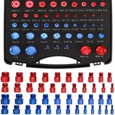 44PCS Thread Checker 23 Inch & 21 Metric Thread Gauge Nut & Bolt Thread Checker