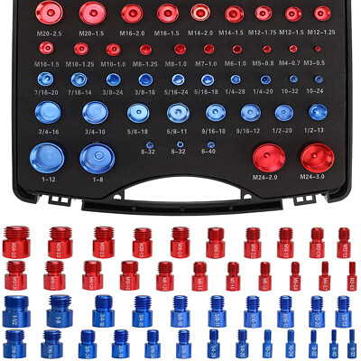 44PCS Thread Checker 23 Inch & 21 Metric Thread Gauge Nut & Bolt Thread Checker