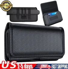 Nylon Pouch Case Belt Clip Holster For Motorola Moto G Power Play G Stylus 2024