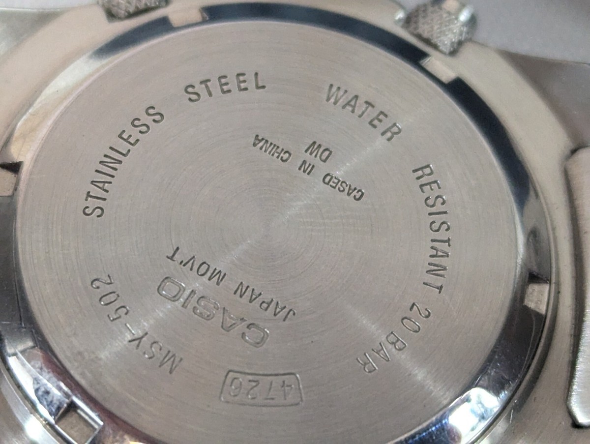 Vintage Casio WR200M Men's Wristwatch EXC & working | eBay