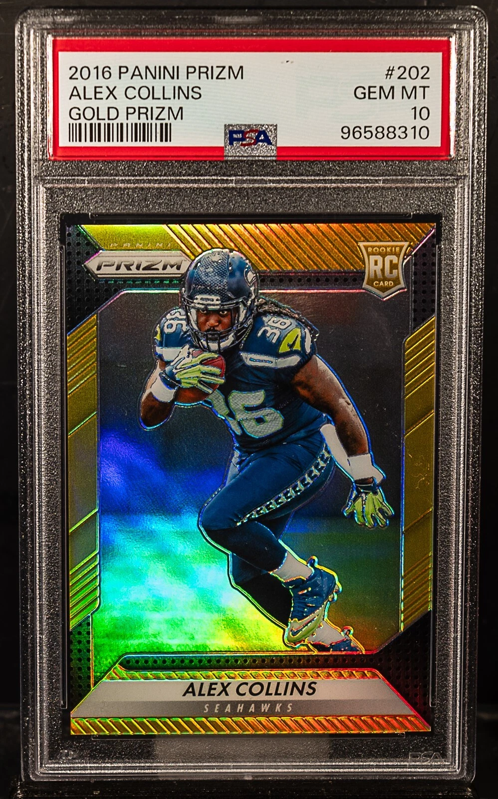 Alex Collins Panini Prizm #202 Gold