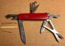 Victorinox Super Tinker Swiss Army Knife Multi Tool Red with magnetized pin!