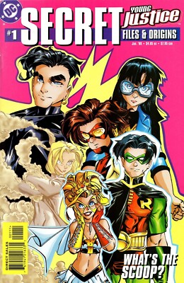 Young Justice Secret Files #1 Robin Impulse Superboy Wonder Girl Arrowette 1998