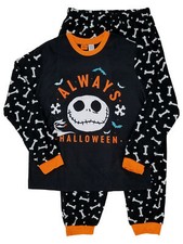 Mens Disney The Nightmare Before Christmas Halloween Sleep Set Pajama Set