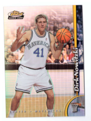 1998-99 Topps Finest Refractor 234 Dirk Nowitzki RC Rookie Dallas Mavericks HOF