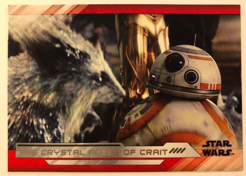 2018 Star Wars The Last Jedi Series 2 #80 The Crystal Foxes of Crait ...