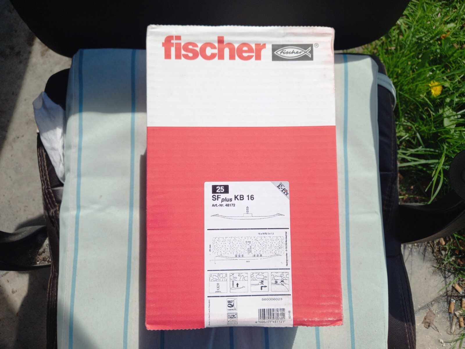 Fischer ClipFix plus cable clasp SF plus KB 16
